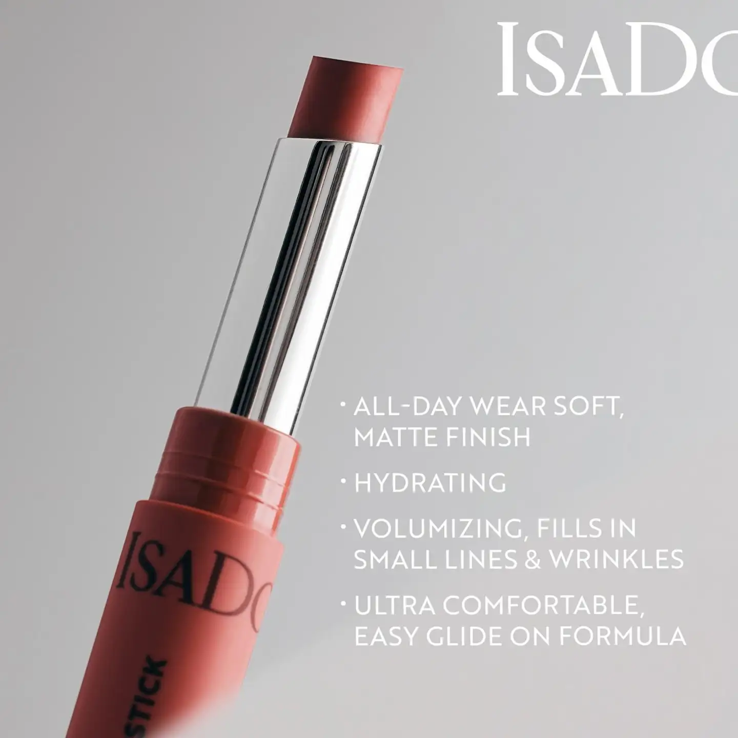 Isadora The Matte Lipstick huulipuna 1,6 g - POWER RED - 4