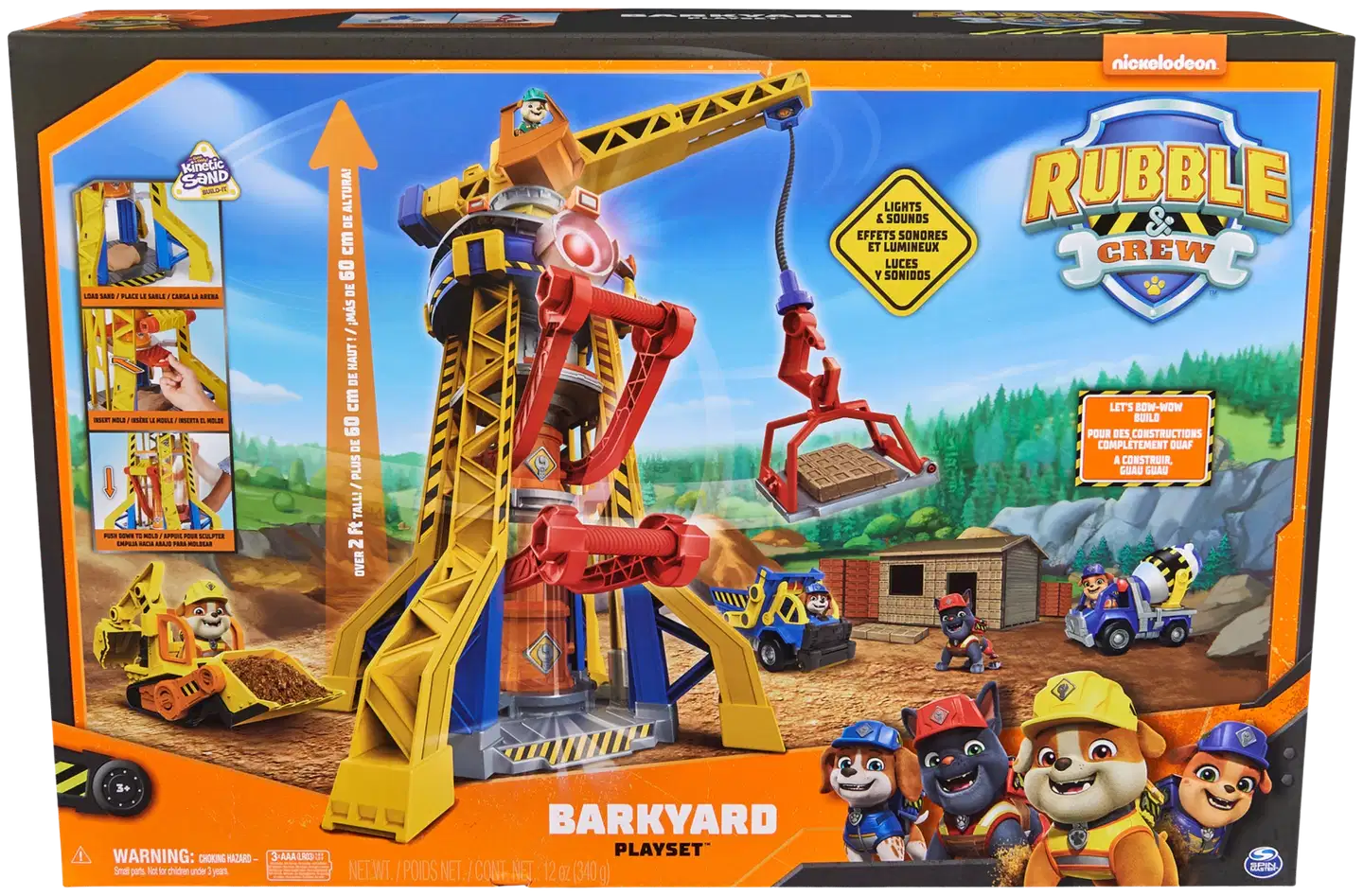 Rubble & Crew Crane Tower Playset - 1