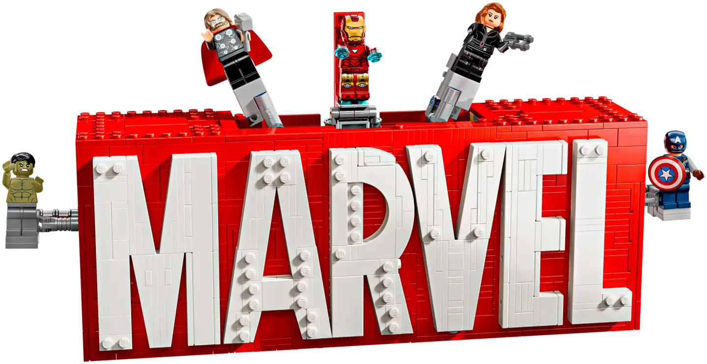 LEGO® Super Heroes Marvel 76313 MARVEL-logo ja minihahmot - 4