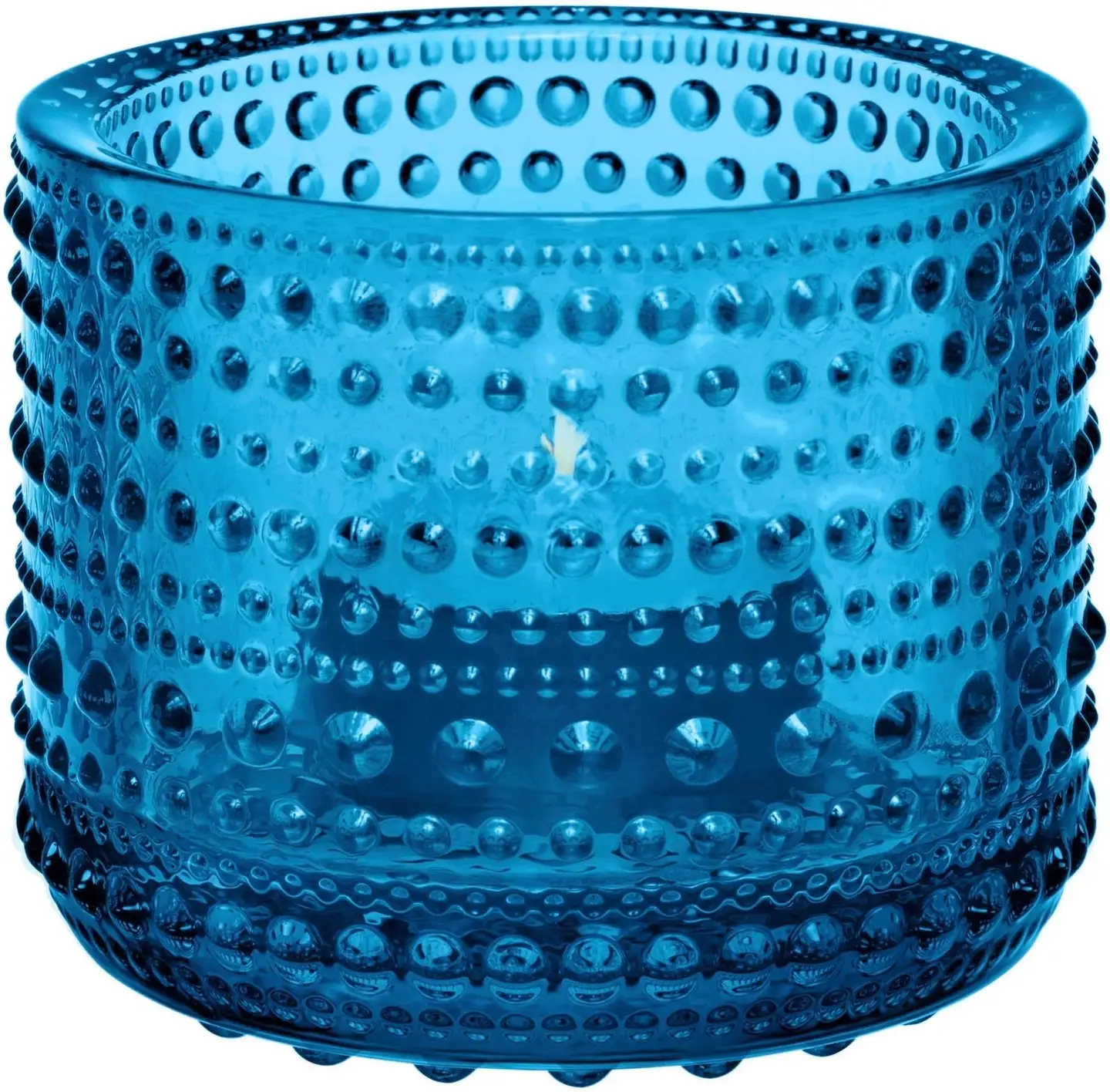 Iittala Kastehelmi kynttilälyhty 8cm turkoosi