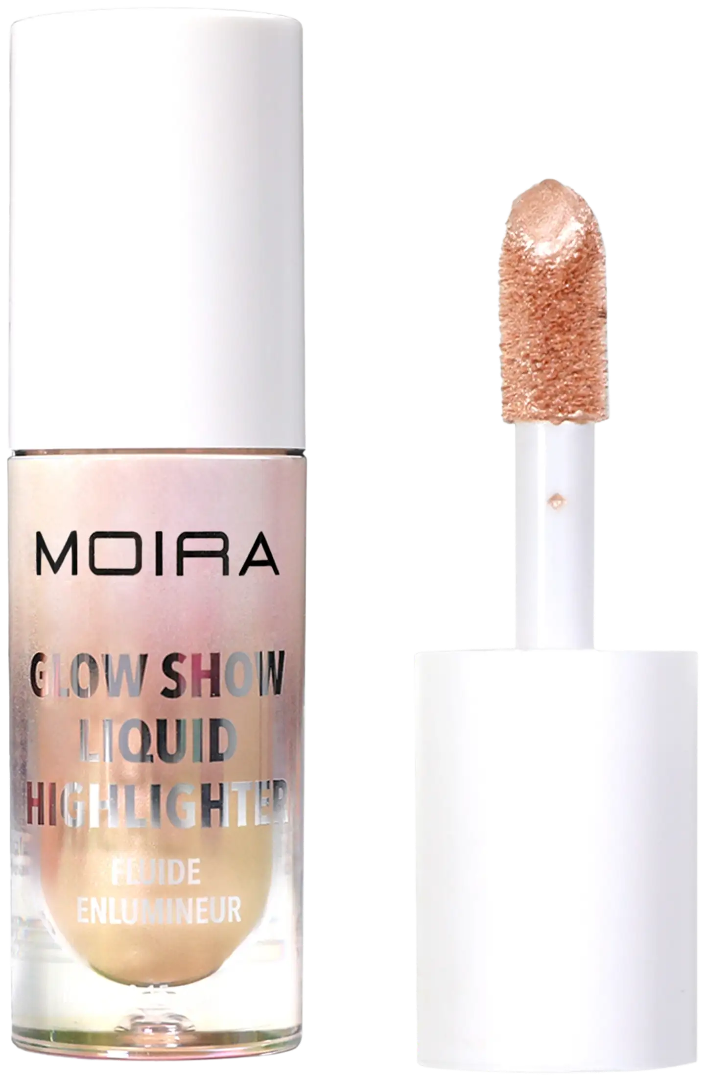 MOIRA Glow Show Liquid Highlighter 003 Champagne Delight nestemäinen korostusväri 4,3g - Champagne Delight - 1