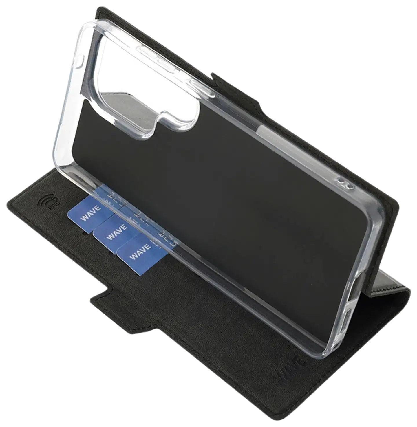 Wave Book Case, Samsung Galaxy S26 Ultra 5G, Musta - 5