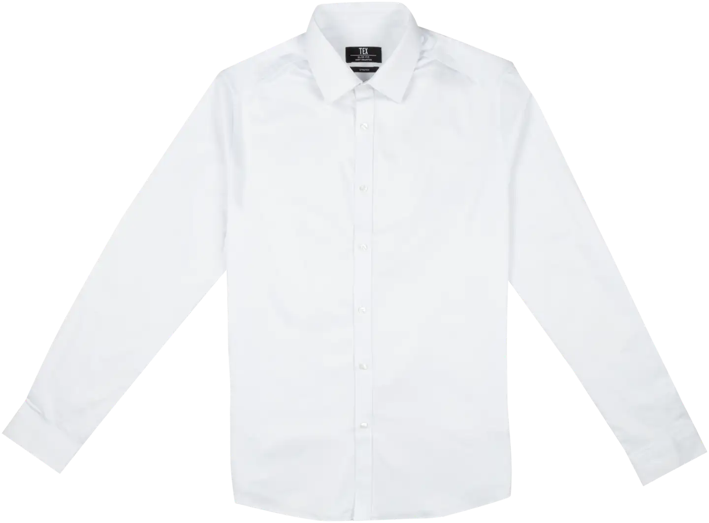 TEX miesten stretch-paita Satin I589867 - WHITE 1 - 1