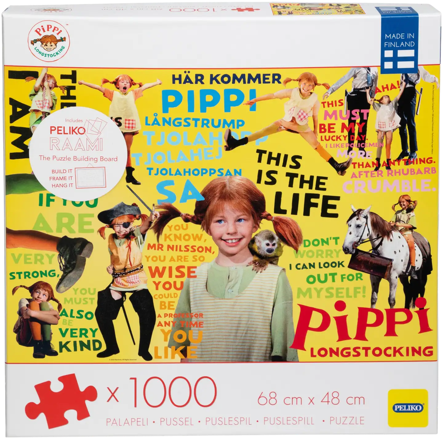 Peliko Peppi Pitkätossu palapeli 1000 palaa Live Action - 2