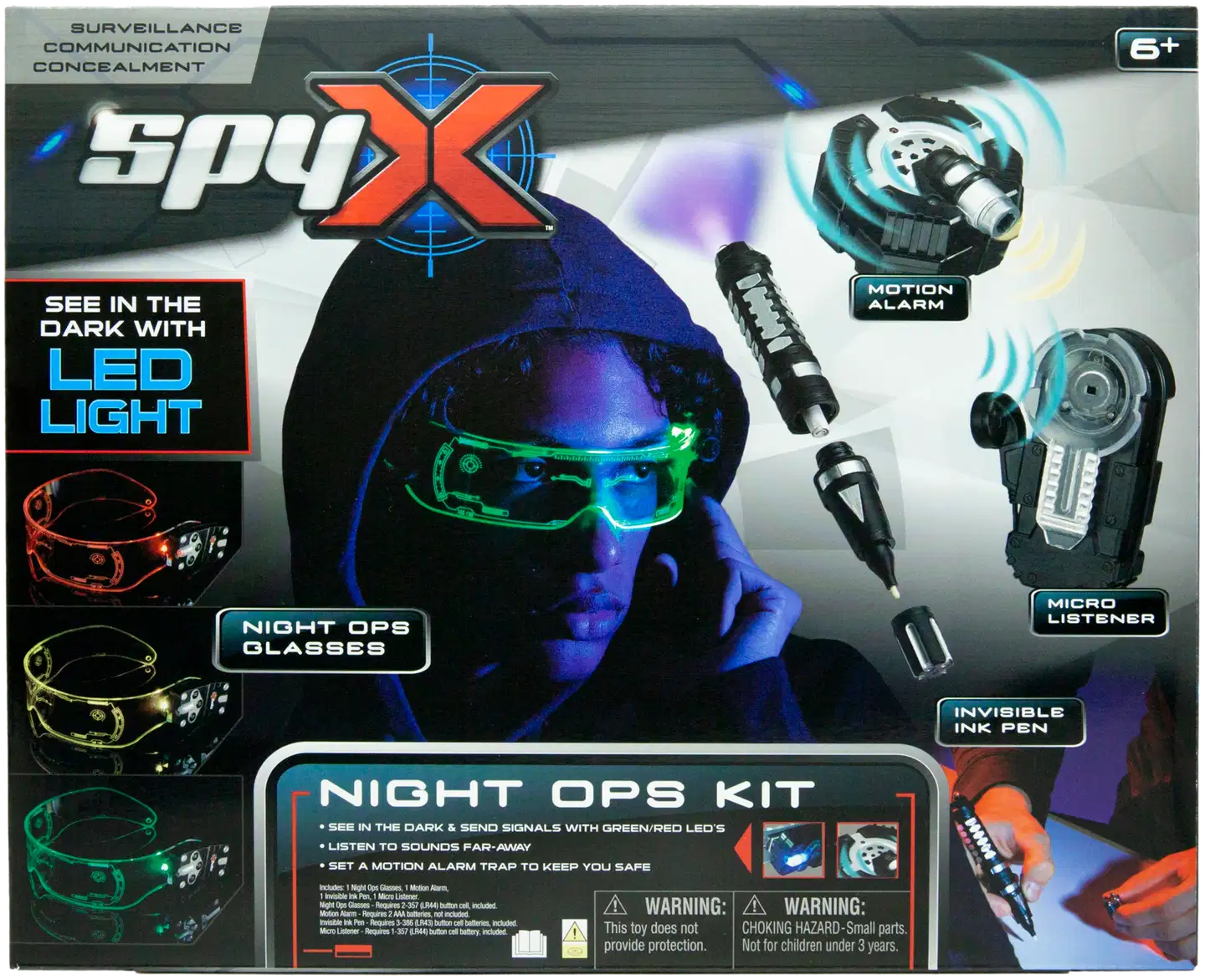 SpyX Night Ops Kit-vakoilulaitteet - 1