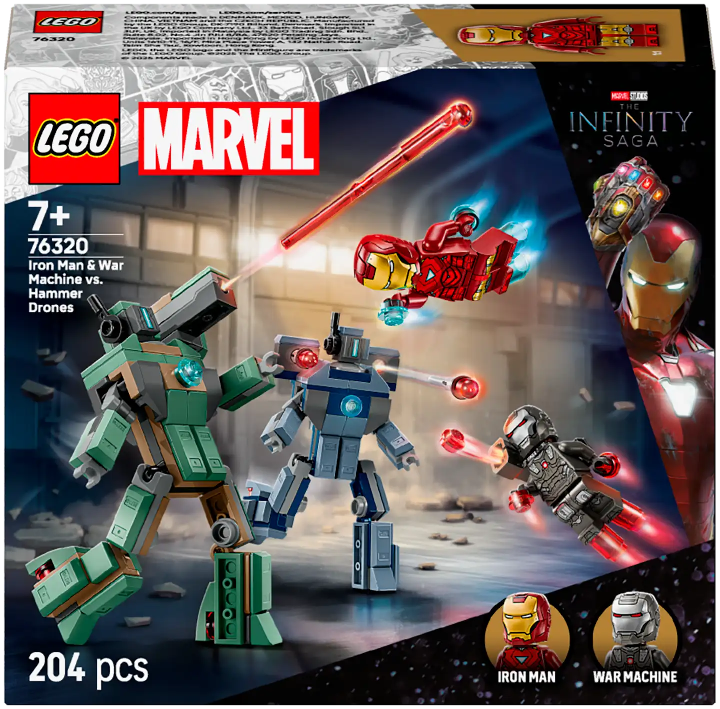 LEGO Super Heroes 76320 Iron Man ja Sotakone vastaan Hammer-dronet - 2