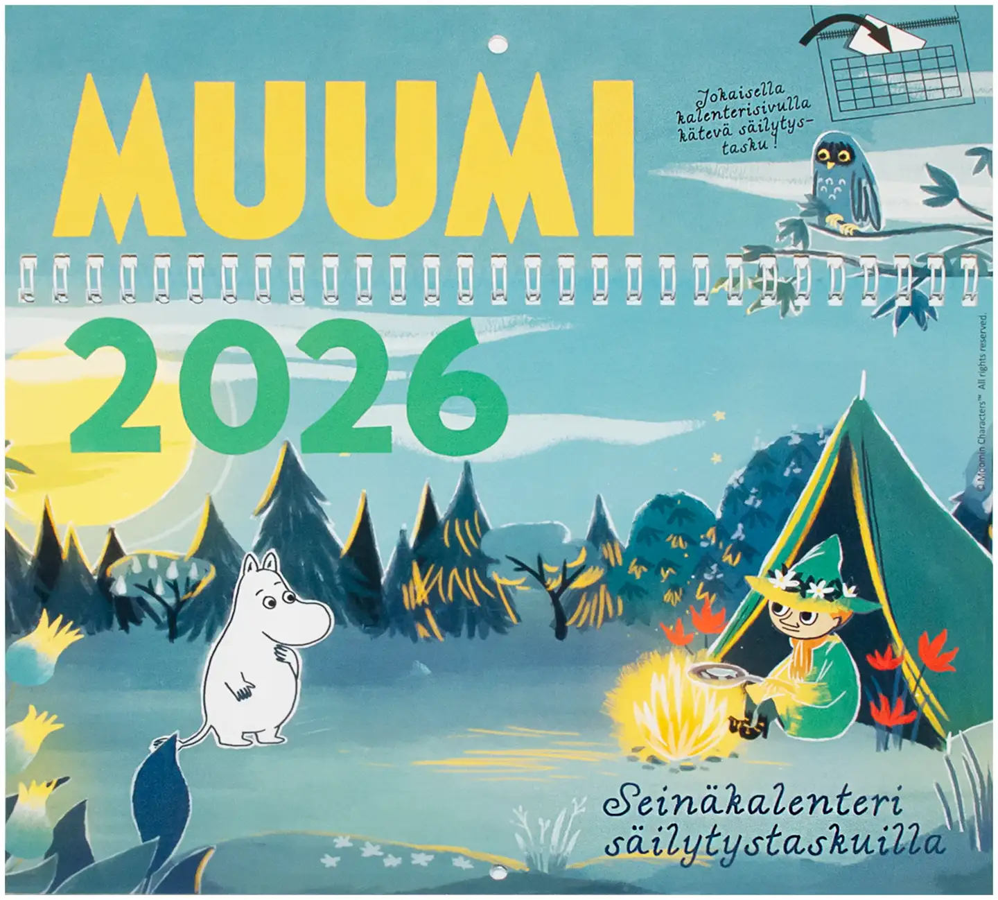 Muumi Luonnonystävän kalenteri 2026