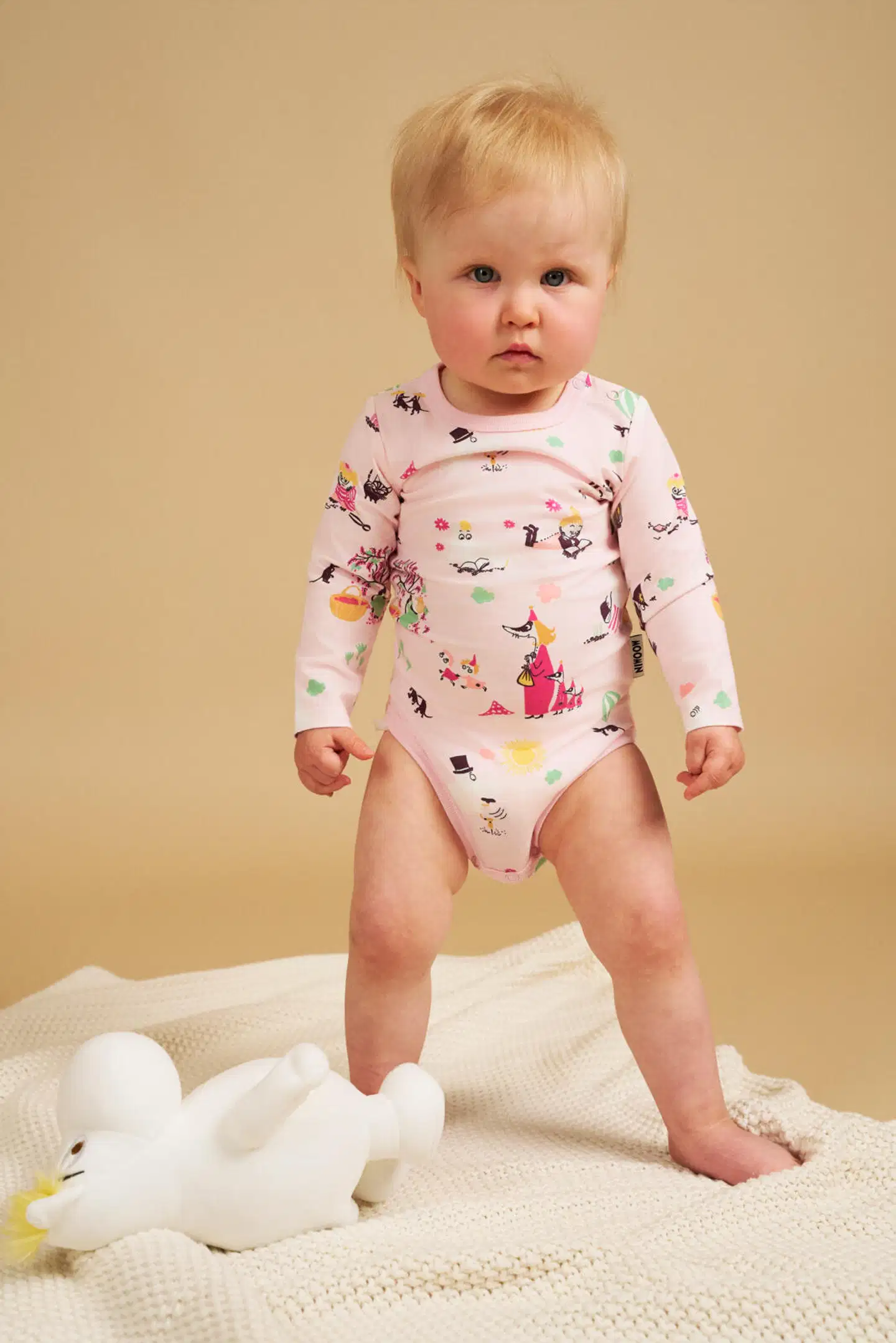 Muumi vauvojen body Leikkihetki 593820 - vaaleanpunainen - 3