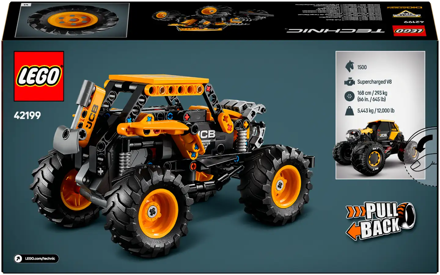 LEGO® Technic 42199 Monster Jam™ DIGatron™ ‑vetomoottoriauto - 3