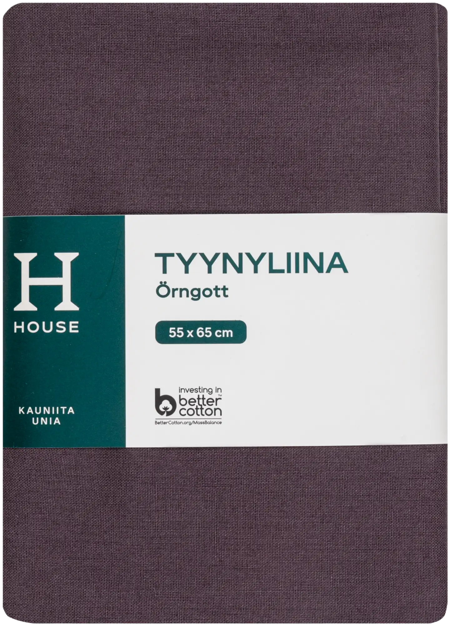 House tyynyliina 55 x 65 cm tumman harmaa