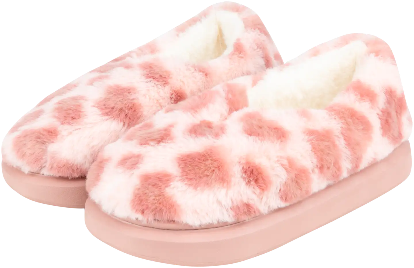 TEX naisten leopardikuvioiset kotitossut I989887 - pink - 1