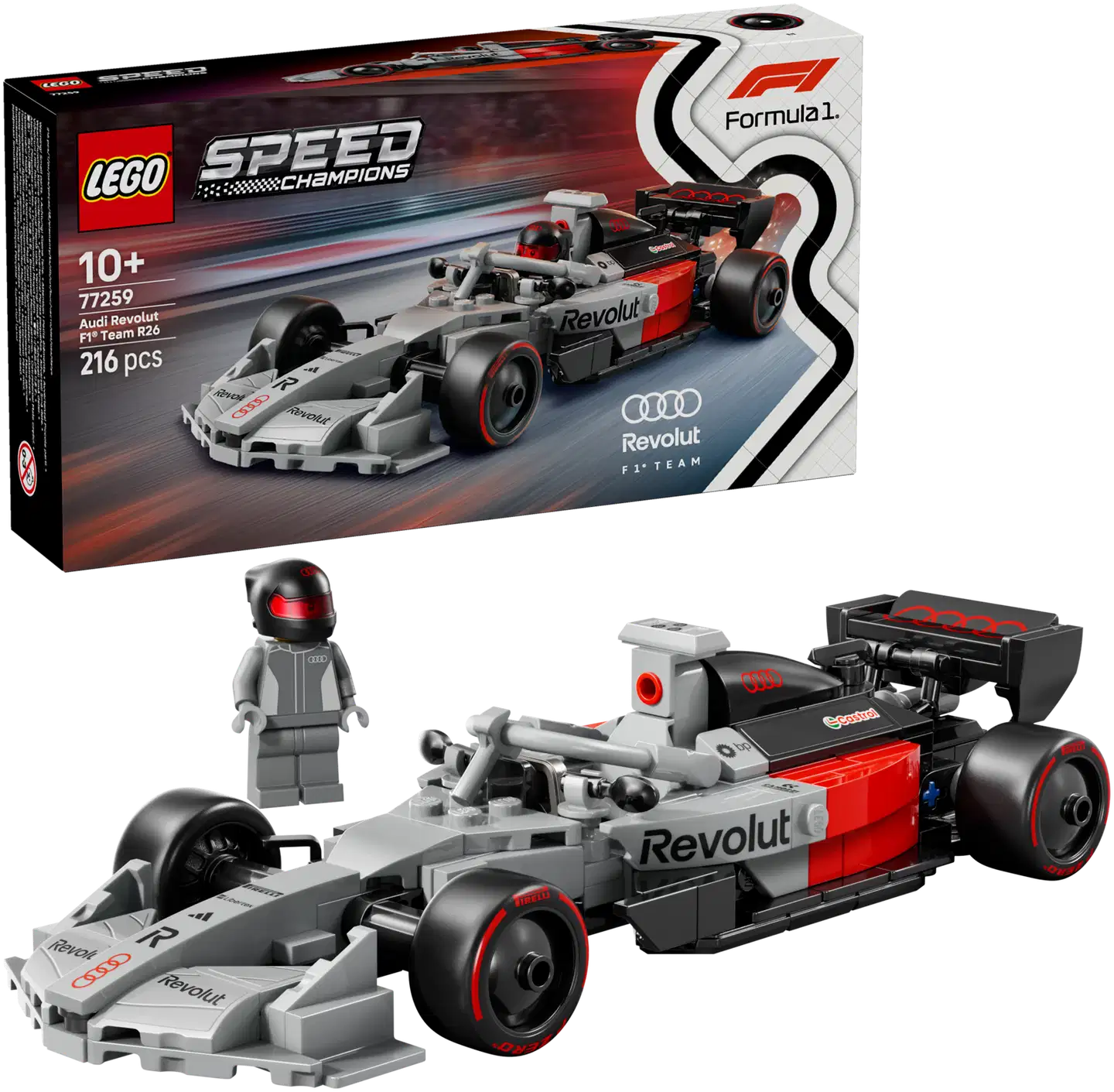LEGO® Speed Champions 77259 Audi Revolut F1® Team R26 ‑kilpa-auto - 1