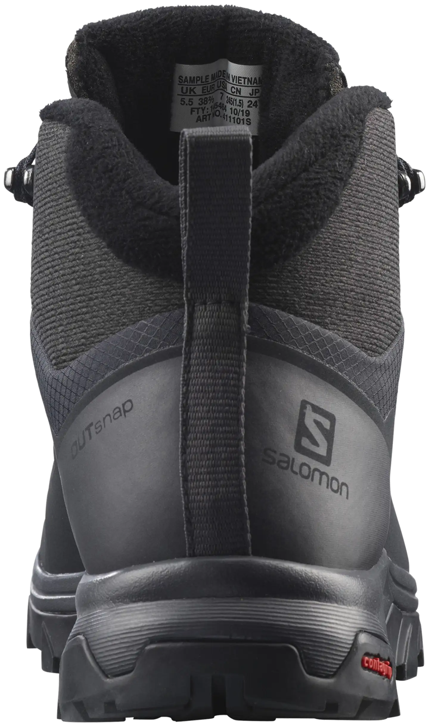 Salomon Outsnap CSWP W naisten ulkoilujalkine - Black/Ebony/Black - 5