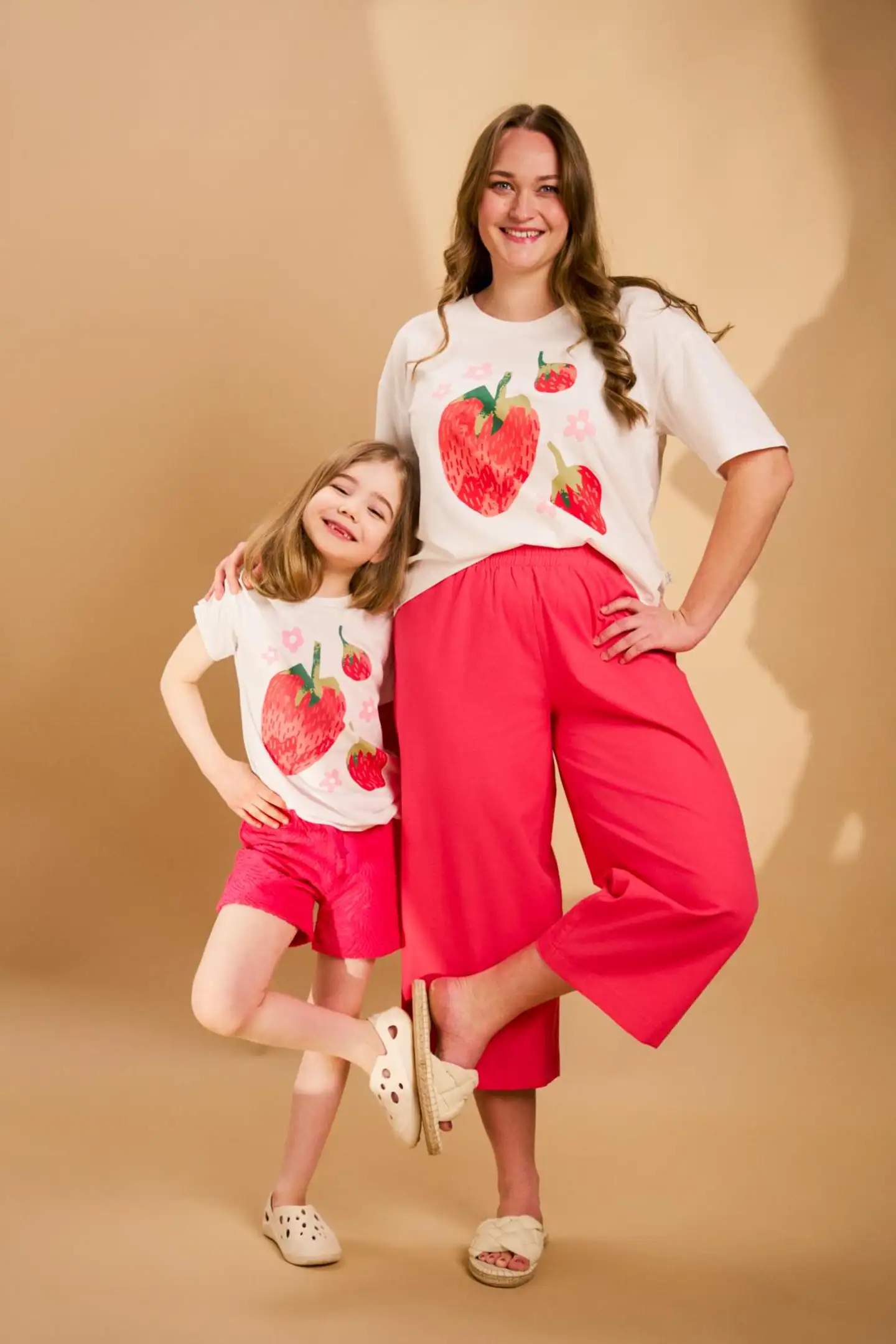 Ma-ia family naisten culottes housut Venla 204155 - koralli - 5
