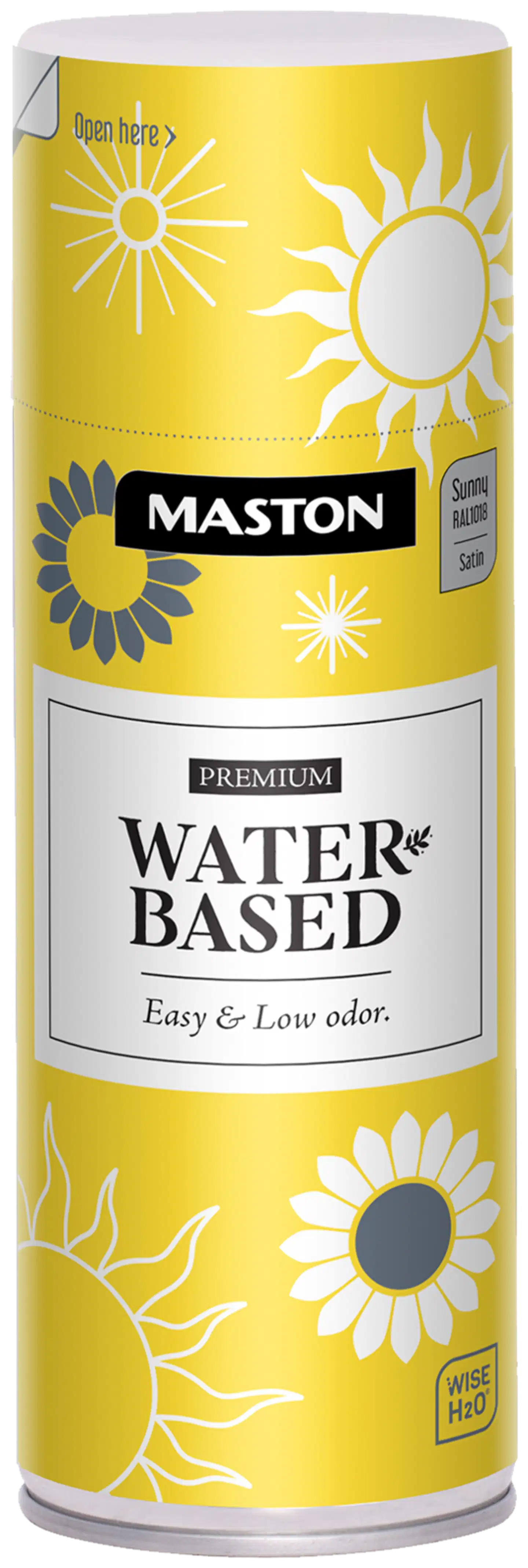 Maston spraymaali Water-Based Sunny 350 ml Sunny RAL1018