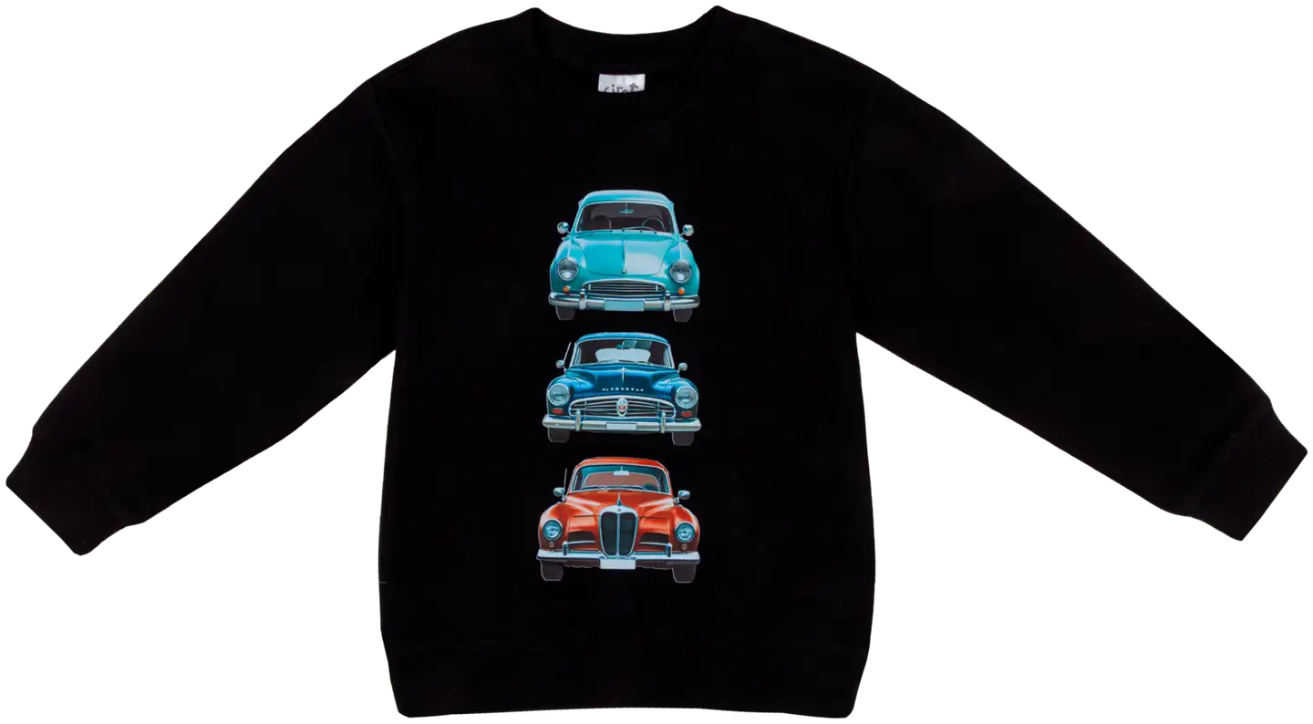 Ciraf lasten collegepusero auto 25PC252818 - BLACK - 1