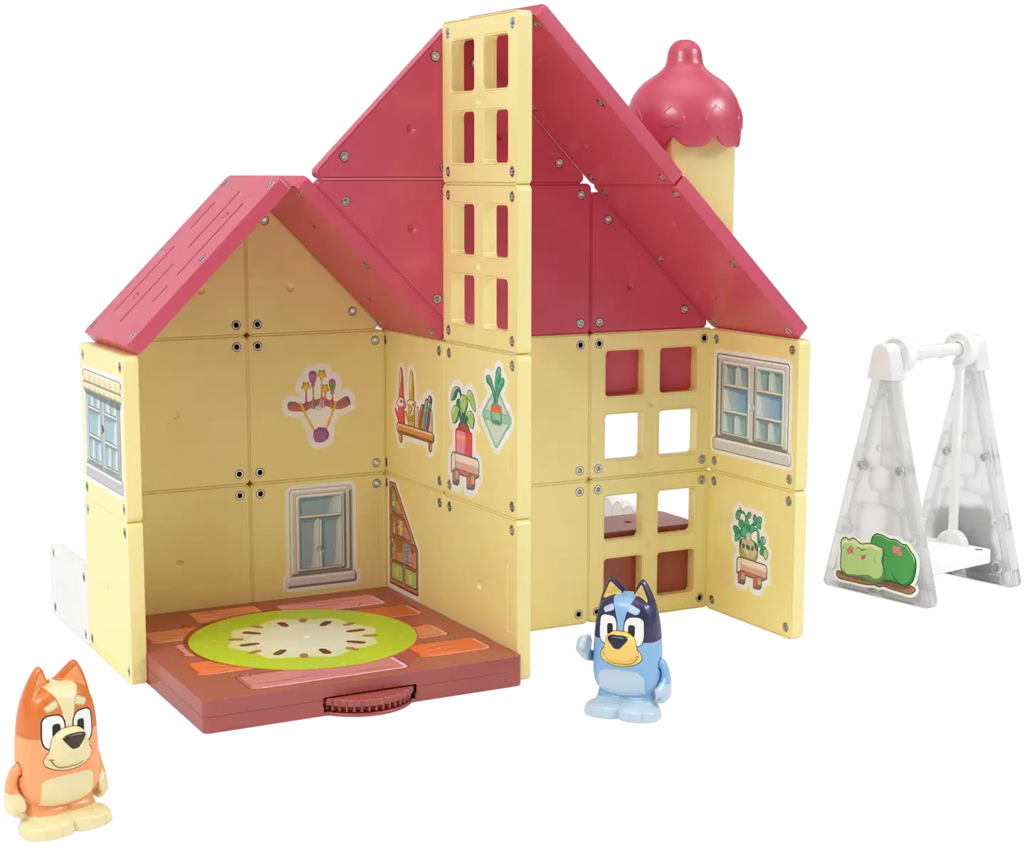 Tile Town Bluey-talo magneettinen rakennussarja 46 osaa - 5
