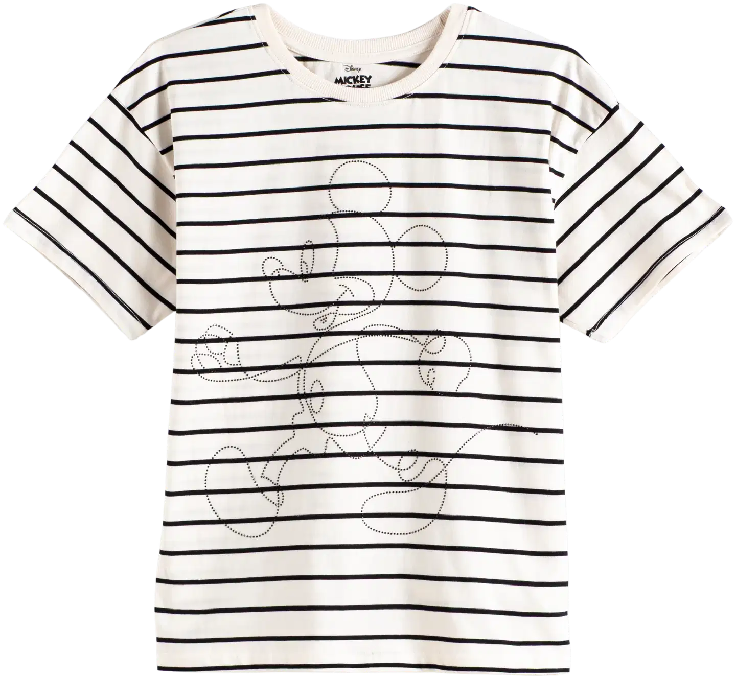 Disney naisten T-paita Mickey Mouse I277469 - ecru - 2