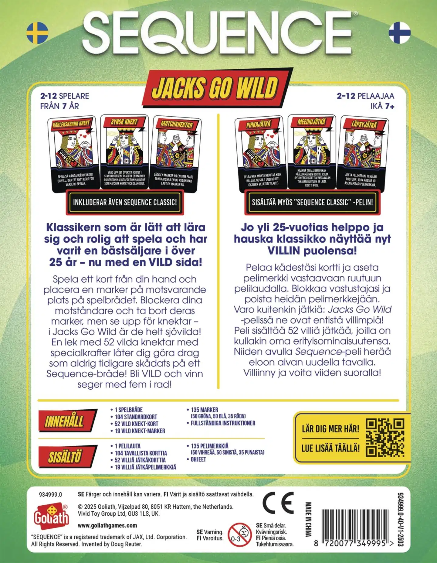 Sequence Jacks go Wild - 4