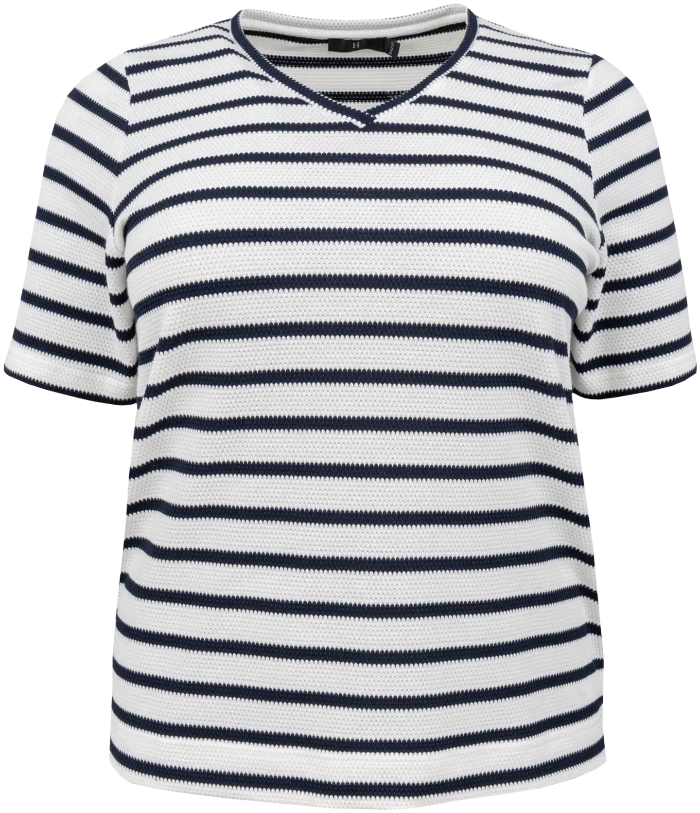 House naisten raidallinen trikoopusero 213HP03112, D-mitoitus - White stripe - 1