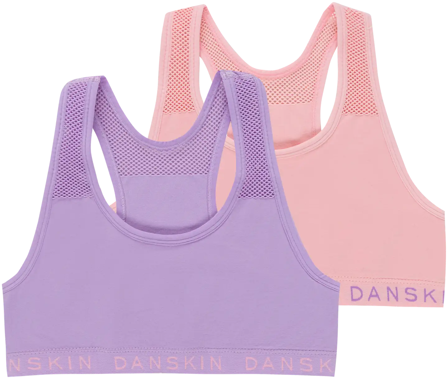 Danskin lasten saumaton alustoppi 95500 2-pack - Lilac/pink - 1