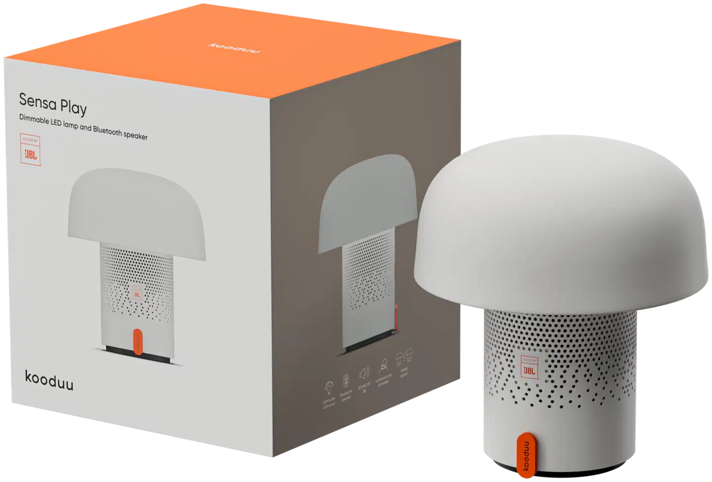 Kooduu Bluetooth kaiutin valolla Sensa Play valkoinen - 4
