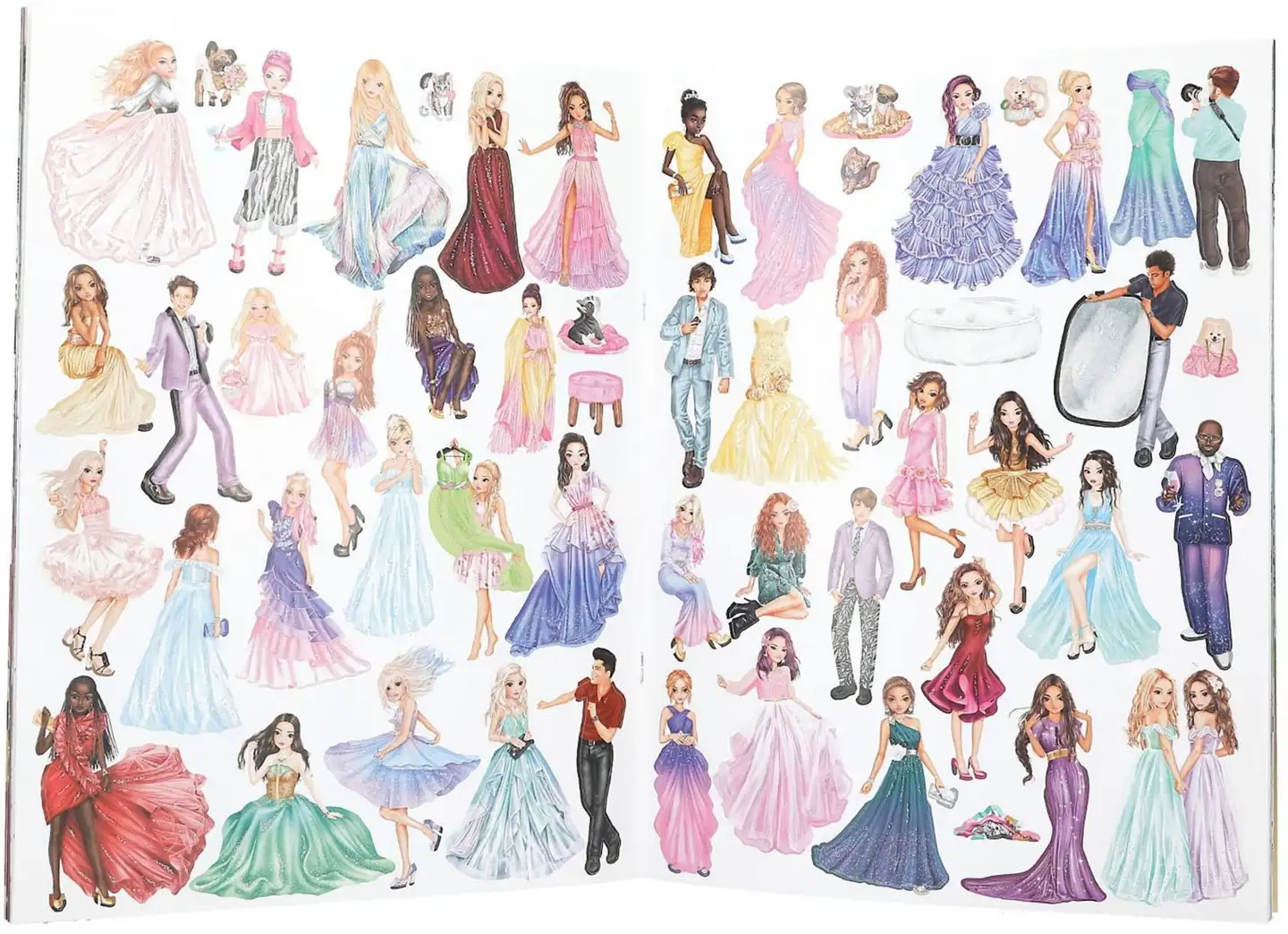 TOPModel Glamour Stickerworld - 2