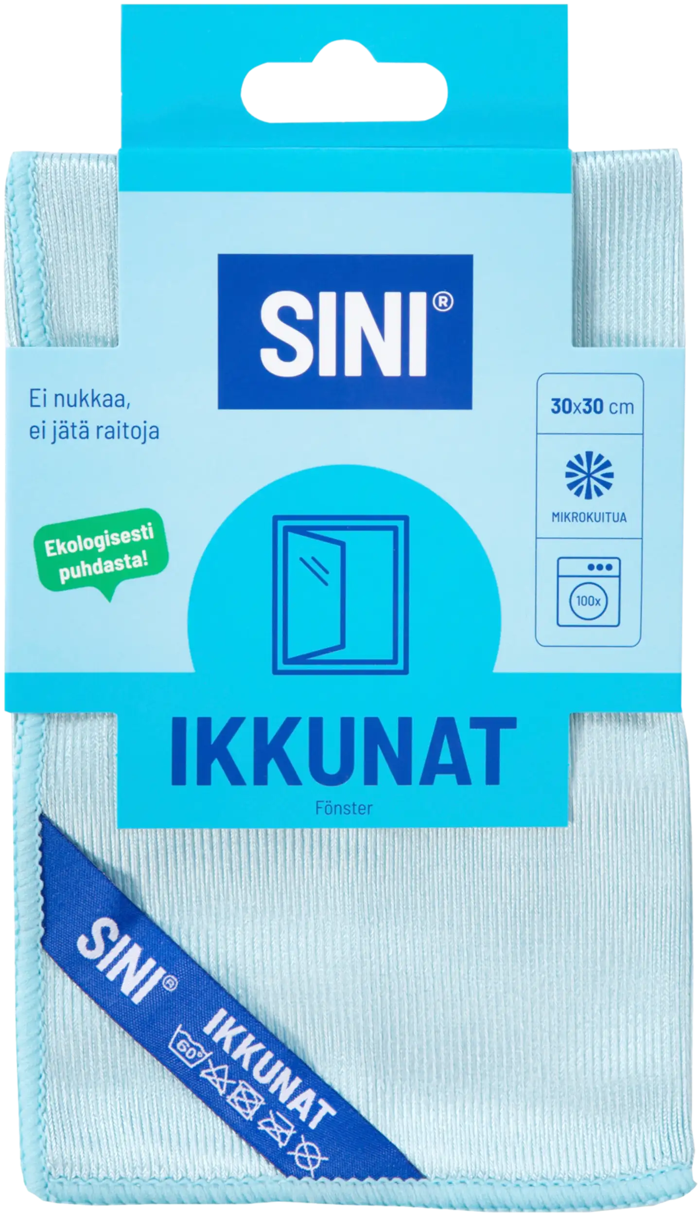 Sini Ikkunaliina mikrokuitua 30x30 cm - 1