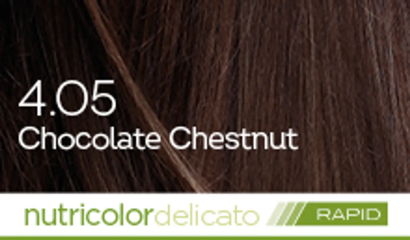 Biokap nutricolor delicato rapid 4.05 chocolate chestnut - 3