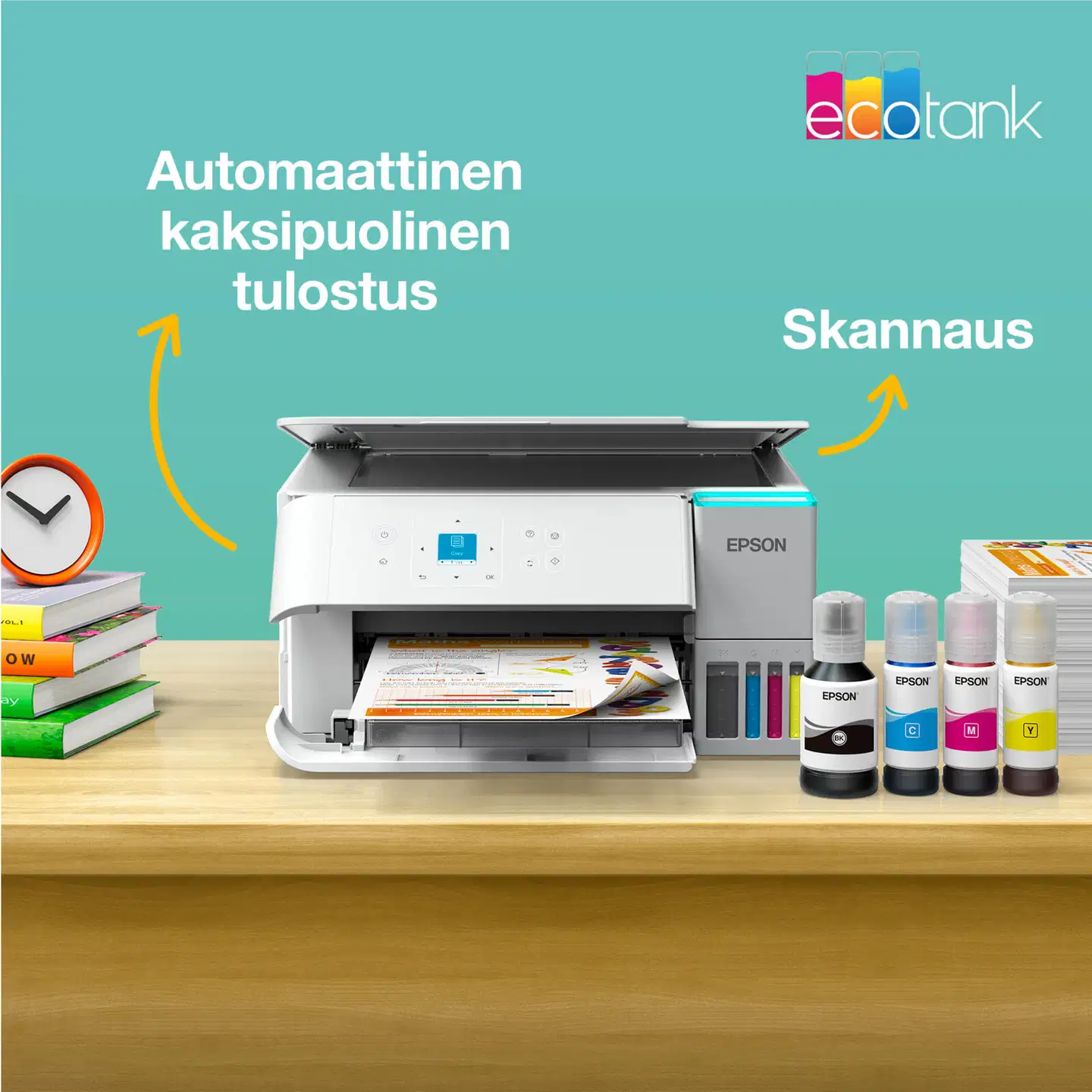 Epson EcoTank ET-2956 mustesäiliötulostin - 3