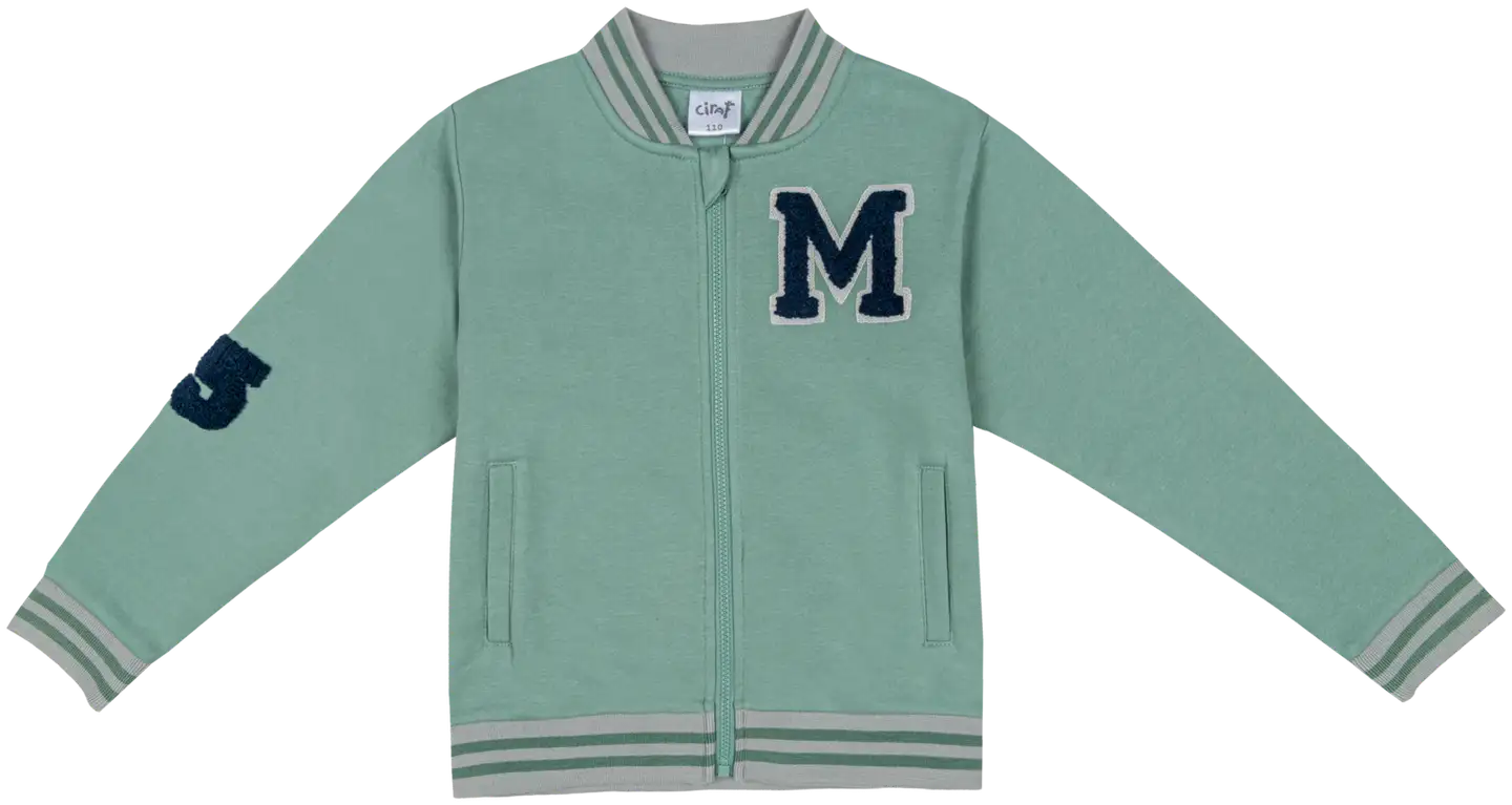 Ciraf lasten collegetakki runners 25pc260223 - 16-5808tcx iceberg green - 1