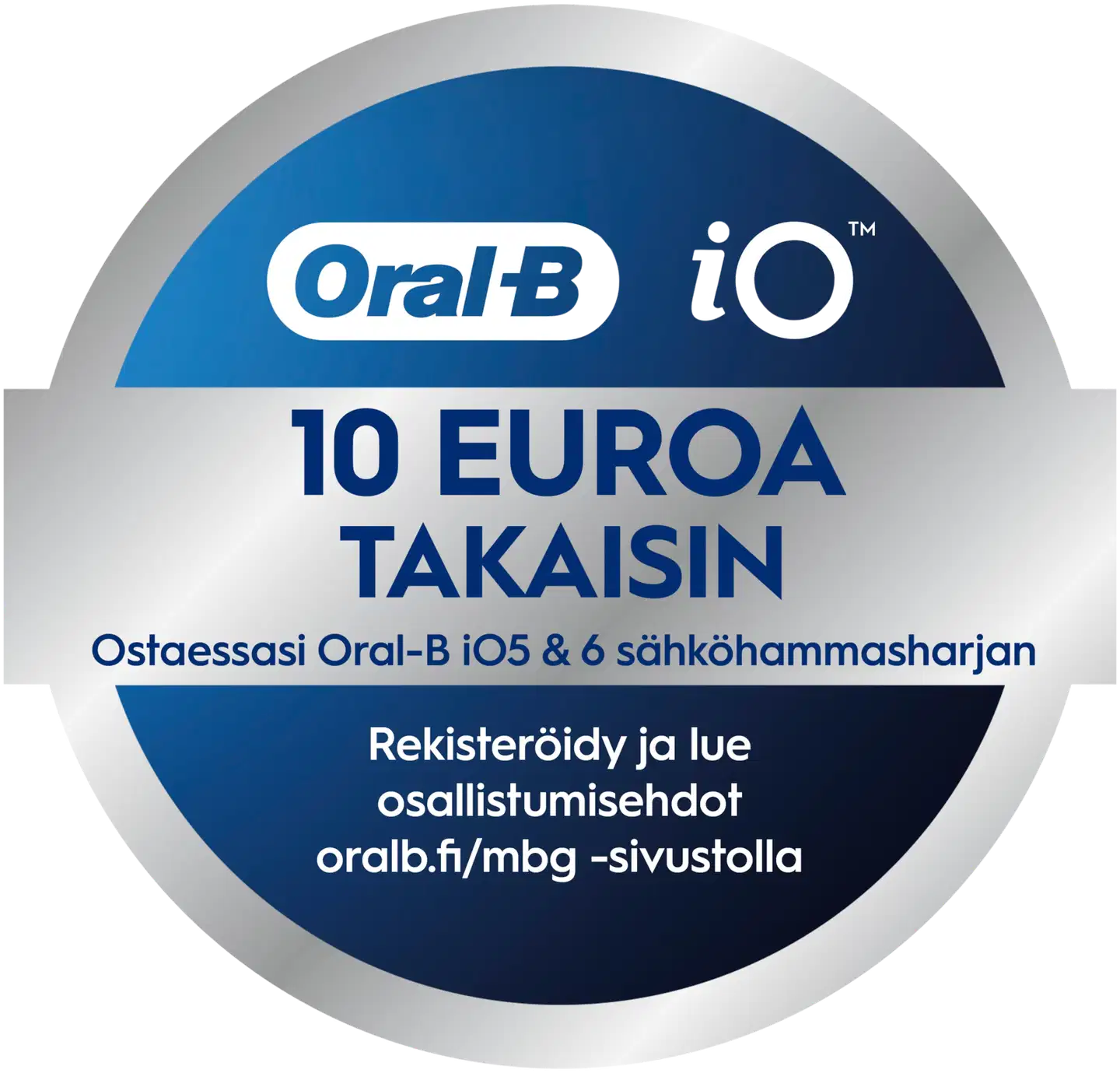 Oral-B iO6 White sähköhammasharja + matkakotelo + hammasharjateline + lisävaihtoharja - 2
