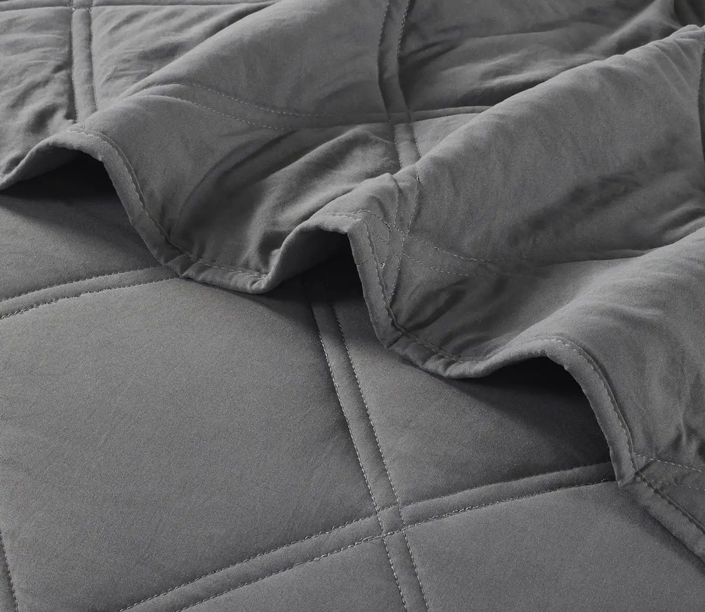 House päiväpeitto Box Stitch 260x260 cm harmaa - 2