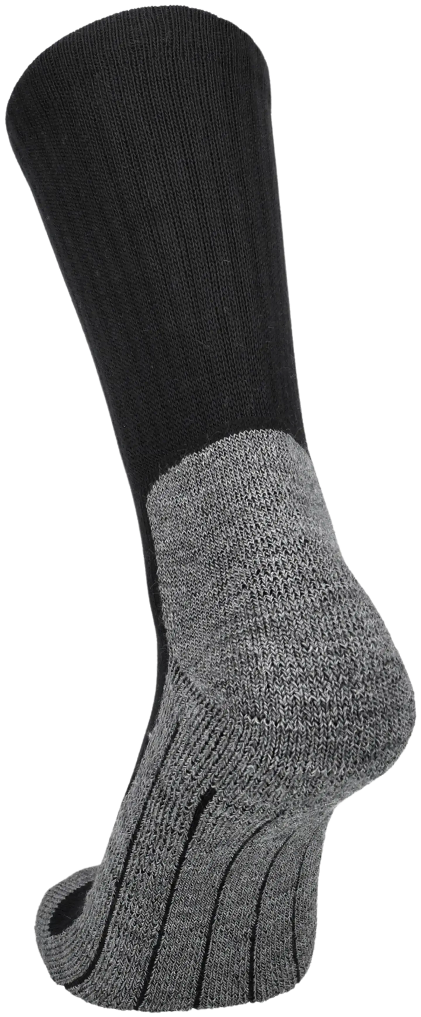 UphillSport miesten villapohjasukat 2-pack - MUSTA - 5