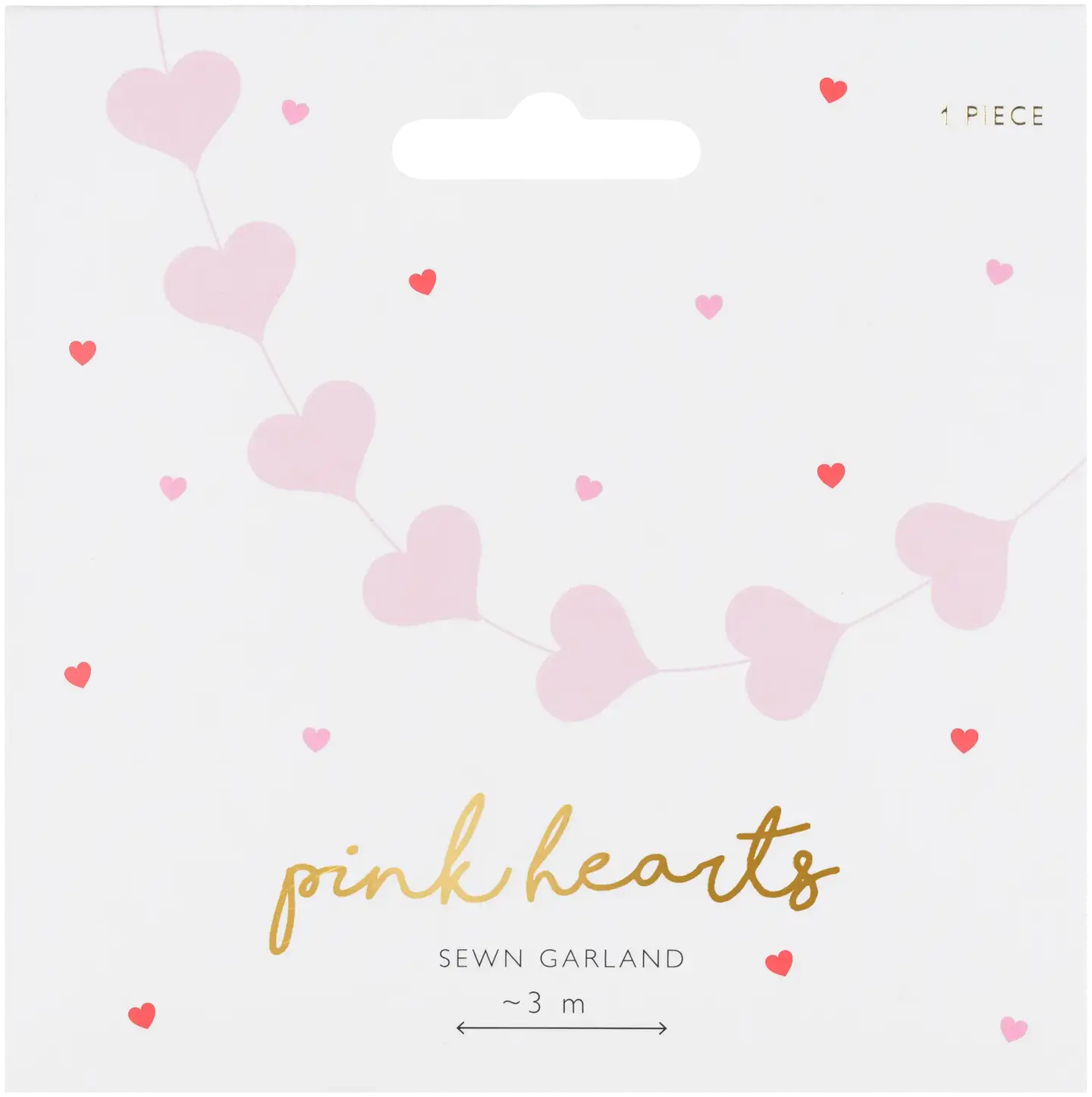 Sydänköynnös vaaleanpunainen 3,5 m - 2