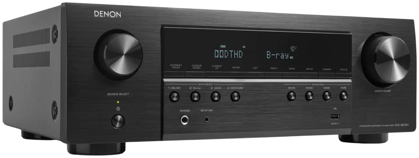 Denon AV-vahvistin AVC-S670H - 4