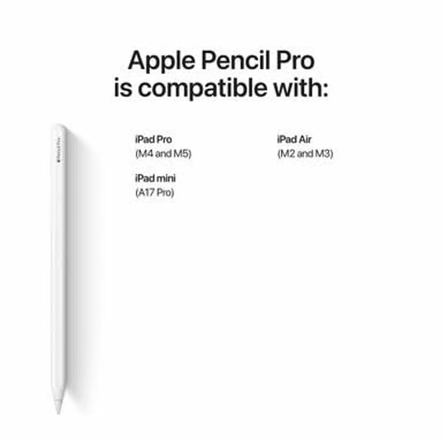 Apple Pencil Pro kosketusnäyttökynä M4/M5 MX2D3QN/A - 2