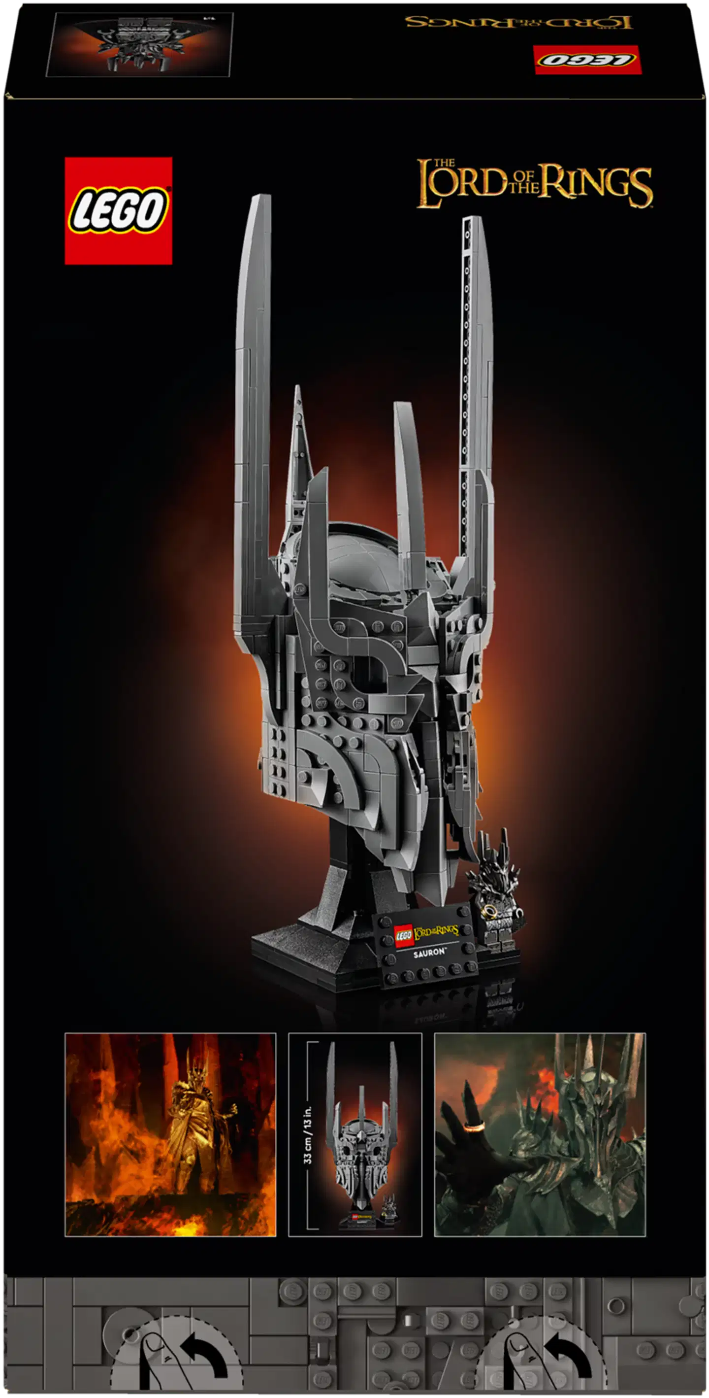 LEGO® Icons 11373 Taru sormusten herrasta: Sauronin kypärä - 4