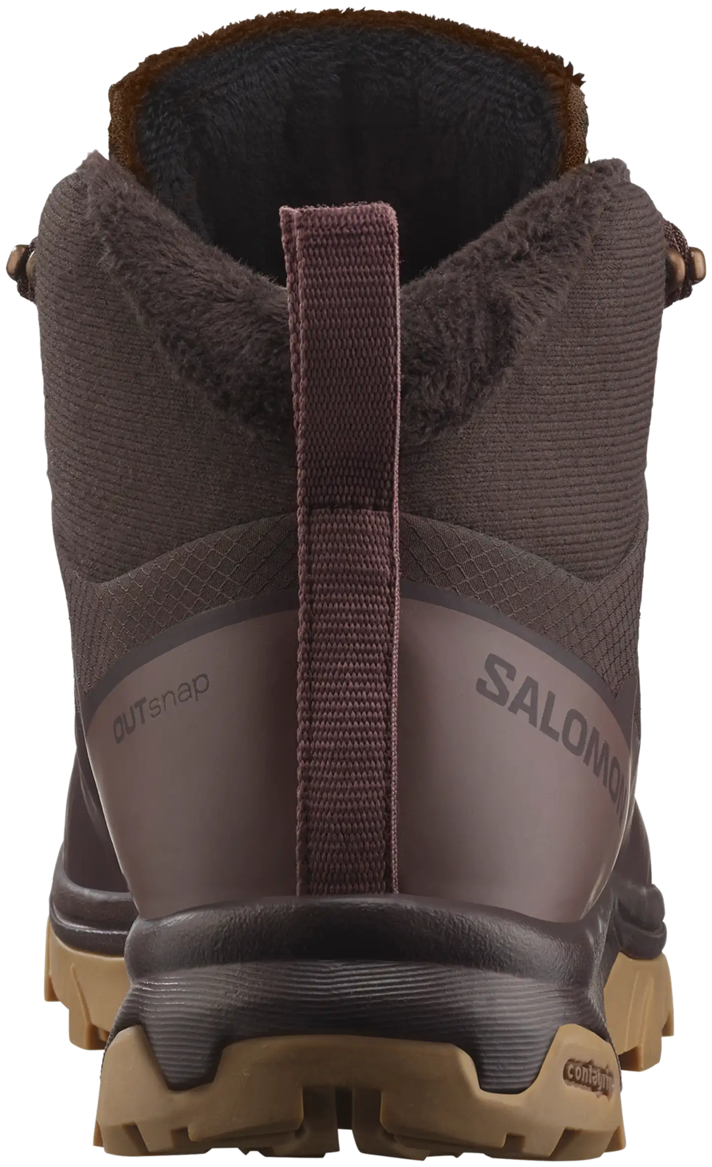 Salomon OUTSNAP CSWP naisten ulkoilujalkine - Black Coffee/Peppercorn/Gum #4 - 3