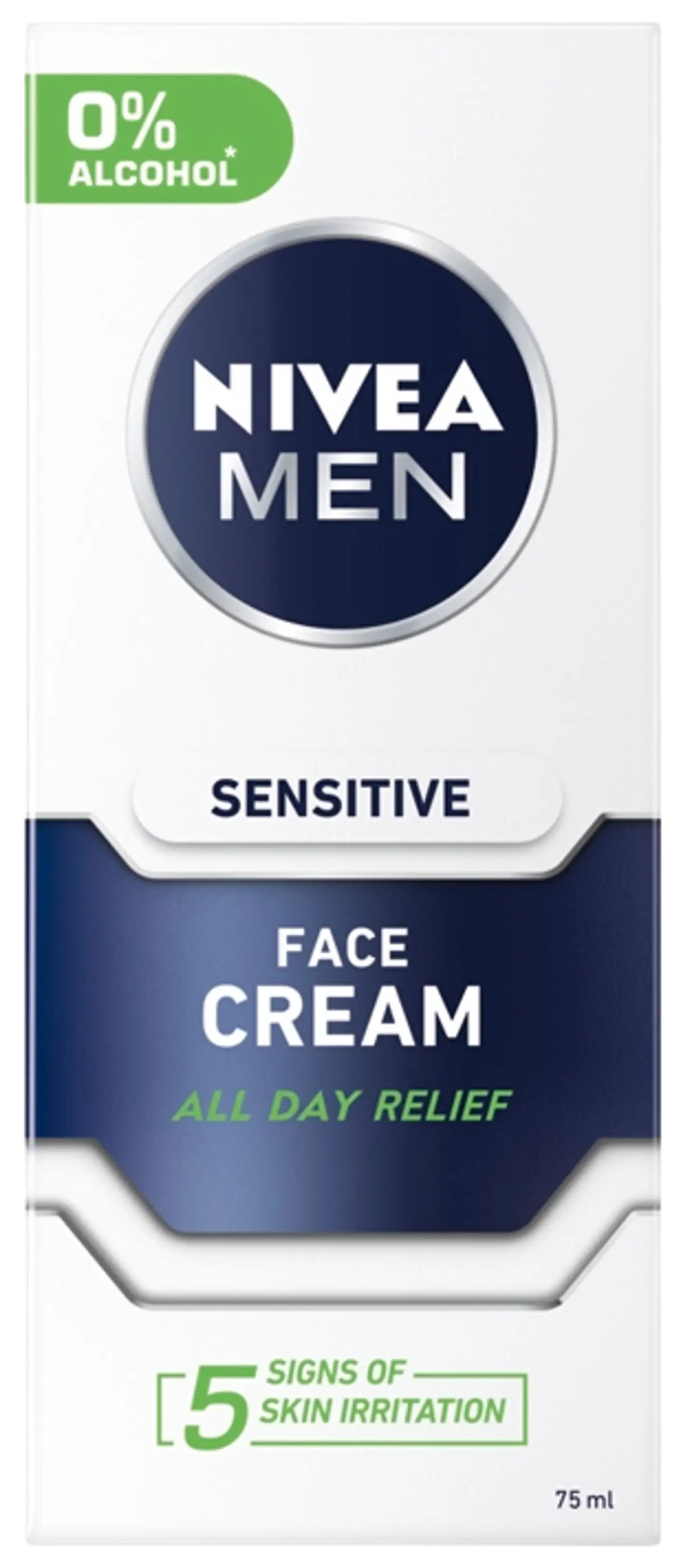 NIVEA MEN 75ml Sensitive Face Cream -kasvovoide - 1