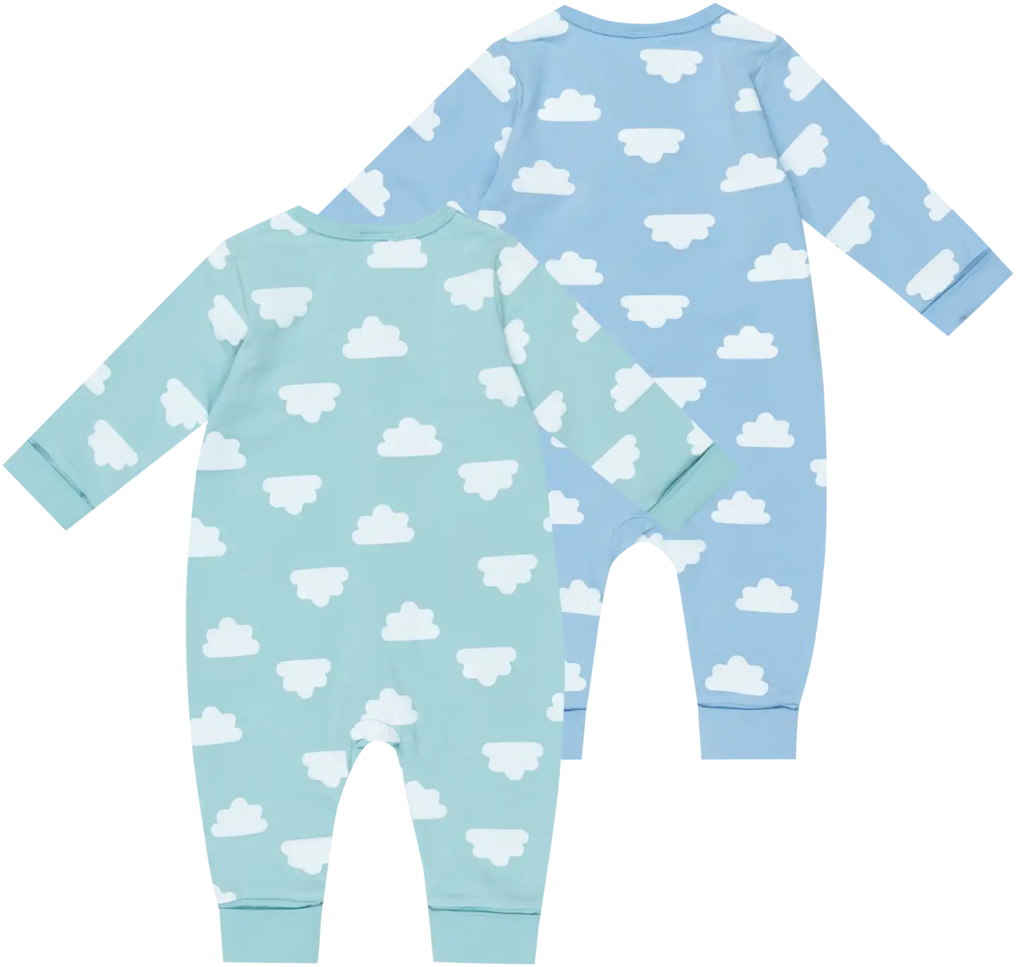 Ciraf vauvojen pyjama 250B252912 2-pack - blue cloud aop - 2