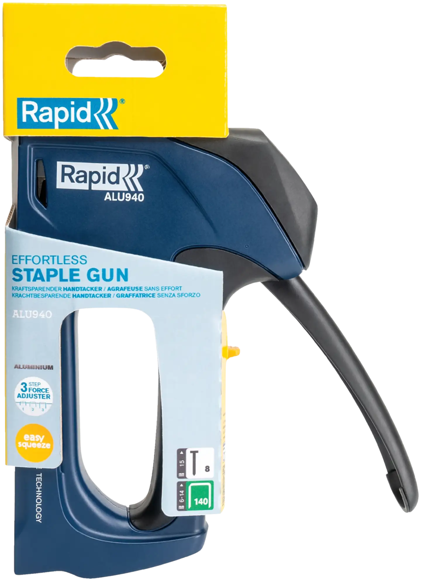 Rapid sinkiläpistooli ALU940 PressLess - 2