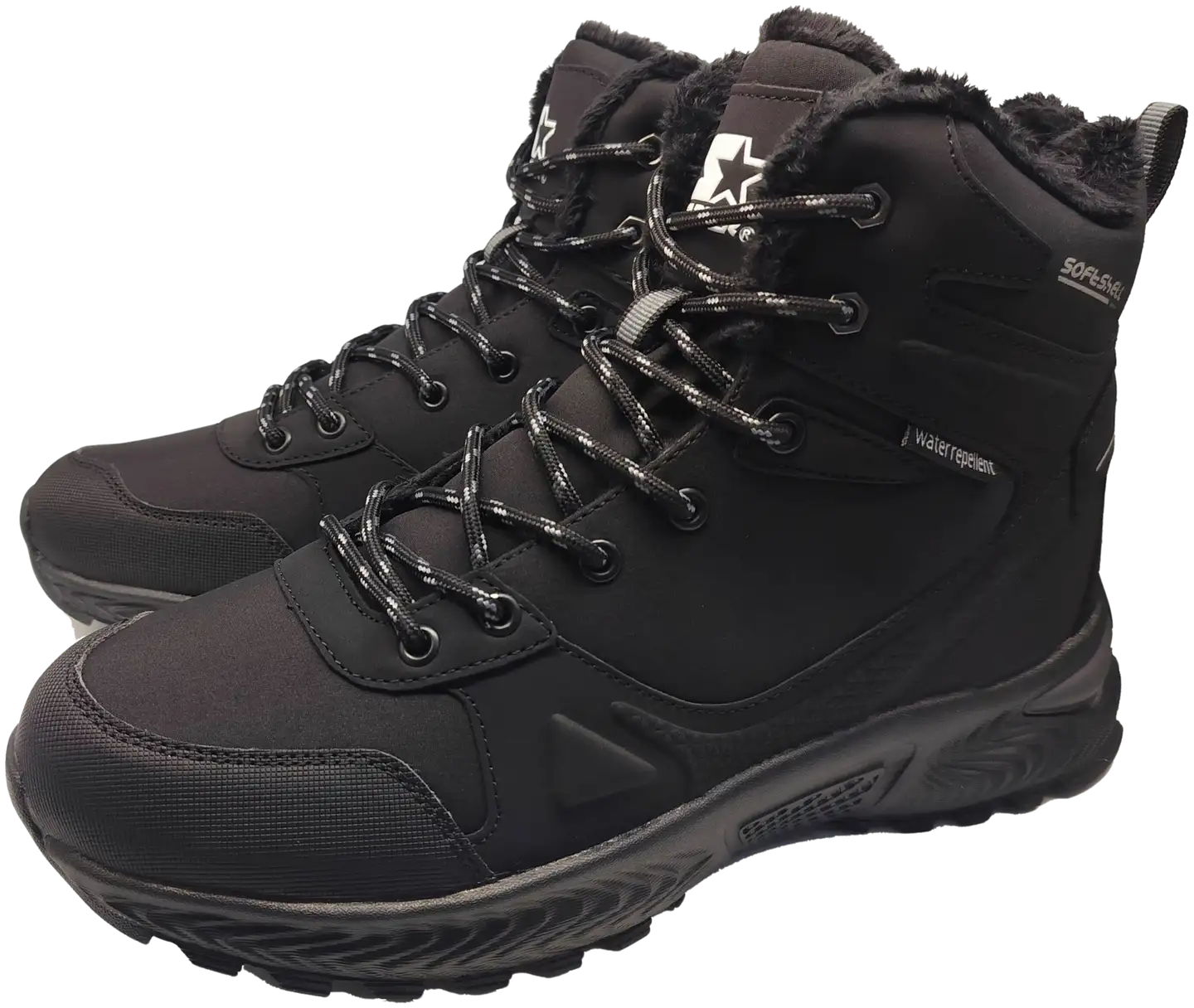 Starter miesten ulkoilukengät Dawson Mid WTPF - BLACK
