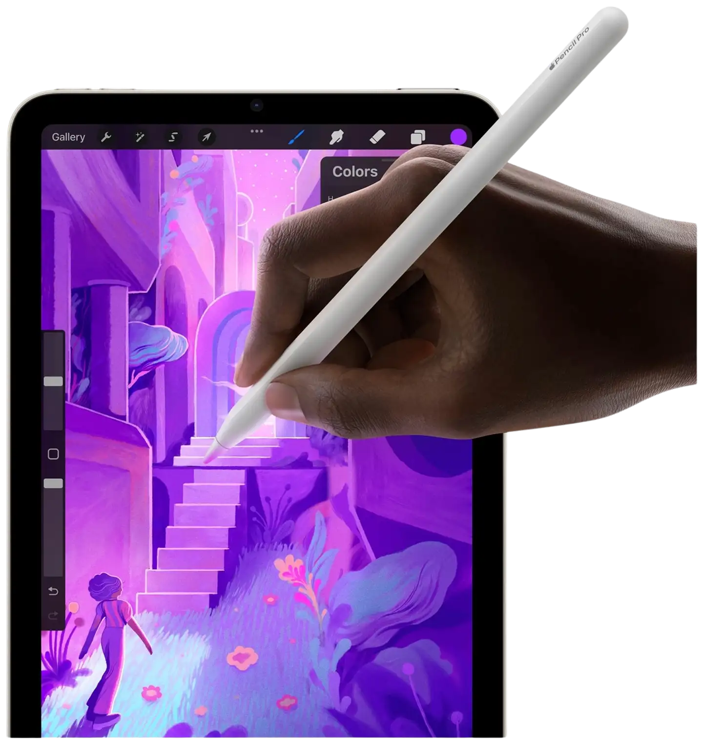 Apple iPad Mini (2024) WiFi + Cellular 256GB Violetti - 10