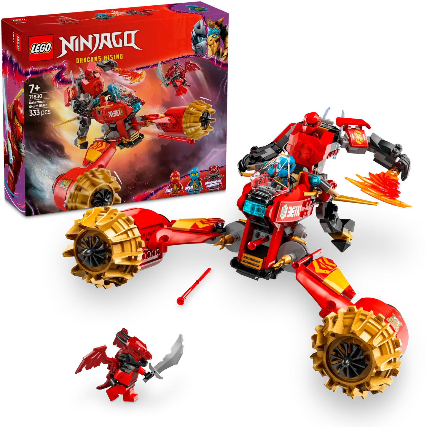 LEGO® Ninjago 71830 Kain myrskynratsastajarobotti - 1