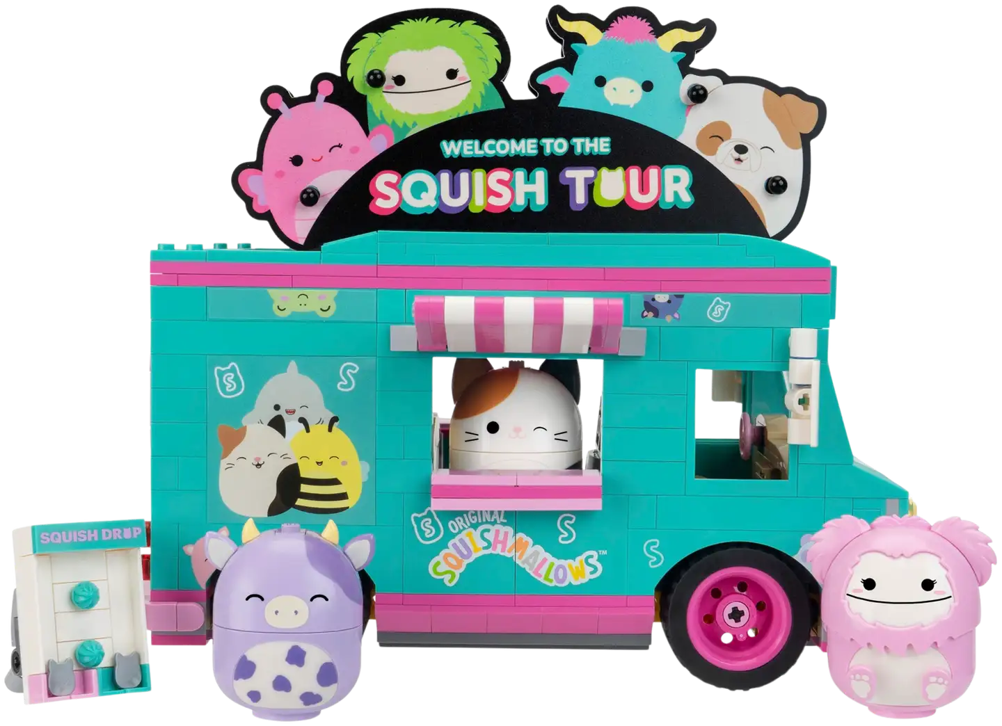 BLDR Squishmallows Iso rakentelusetti matkailuauto - 1
