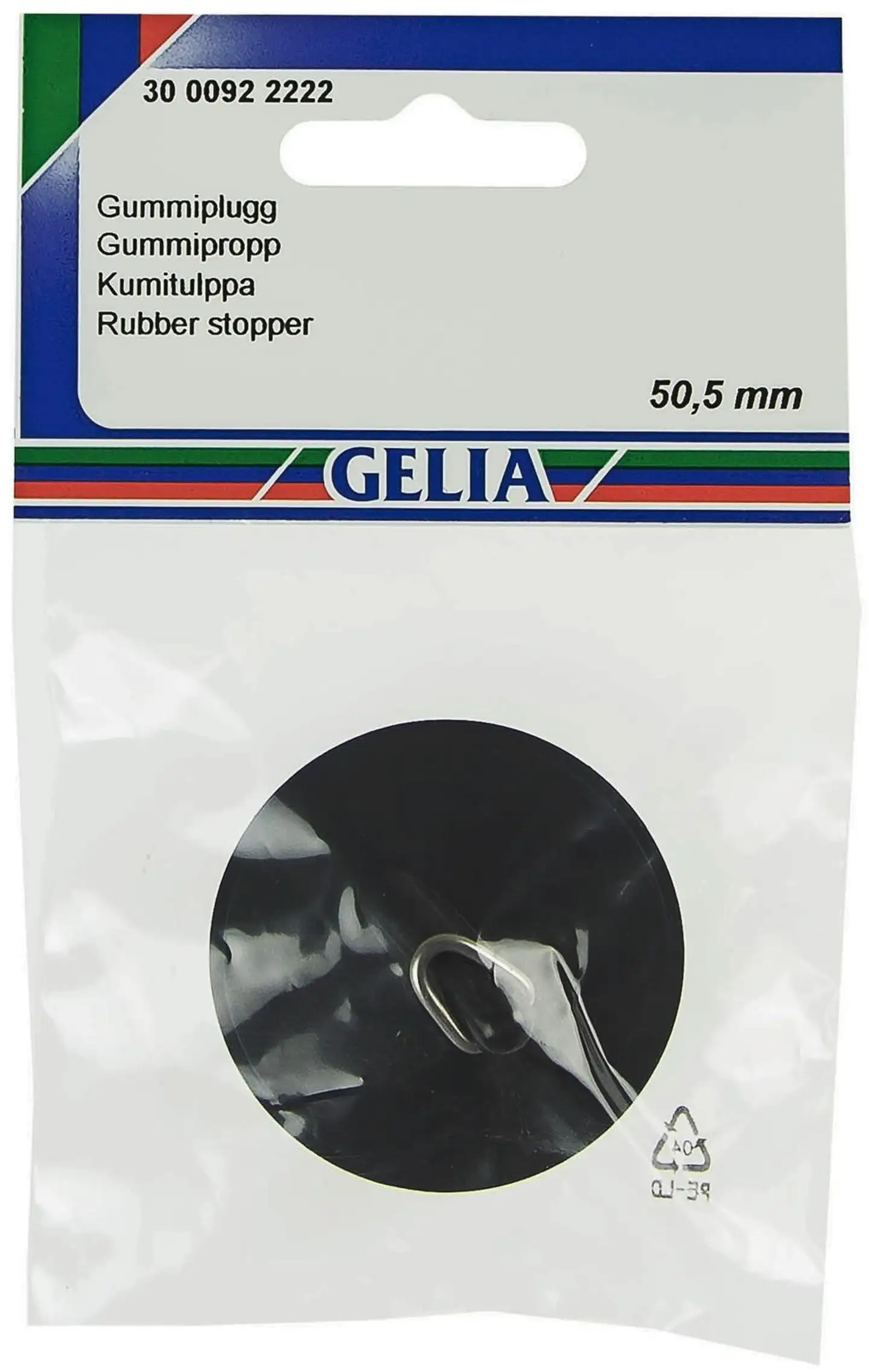 Gelia kumitulppa 48x50mm NO.10