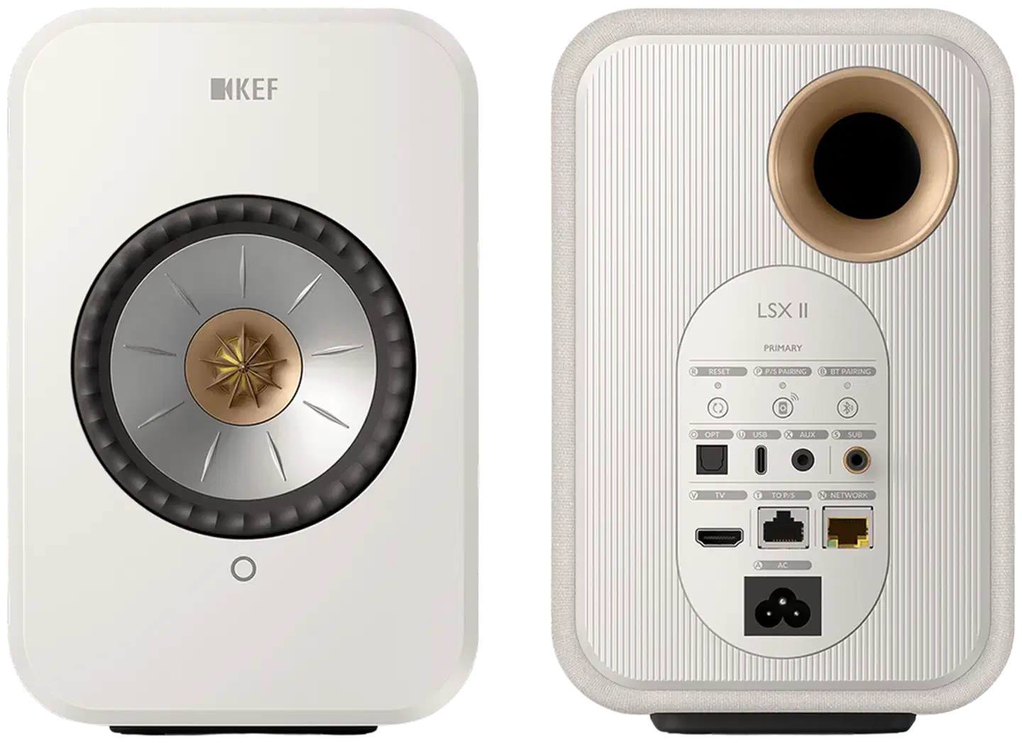 KEF langaton aktiivikaiutinpari LSX 2 cotton white aktiivikaiutin