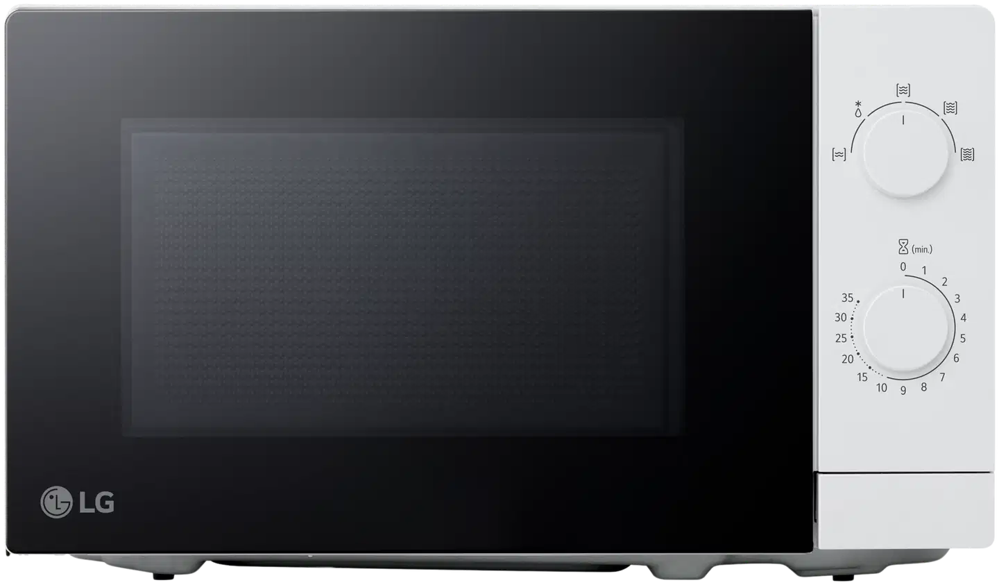 LG Mikroaaltouuni MS2082H, valkoinen, 20L - 1