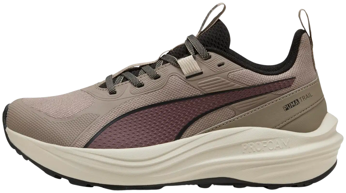 Puma naisten juoksukenkä Flare Pro Trail - Mouse Gray-Silver Fog